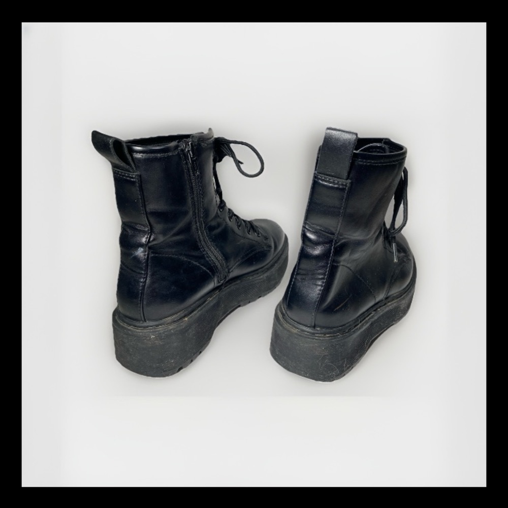 ❌SOLD‼️❌ Target Black Combat & Moto Boots - Picture 8 of 13